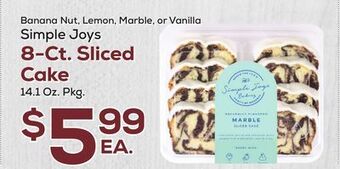 DeCicco & Sons Simple joys 8-ct. sliced cake offer