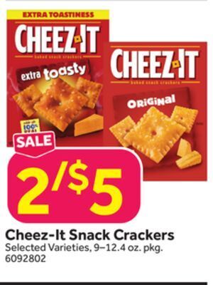 Stop&Shop Cheez-it snack crackers offer