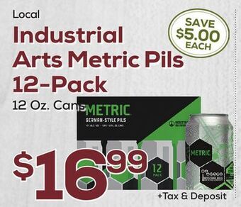 DeCicco & Sons Industrial arts metric pils 12-pack offer