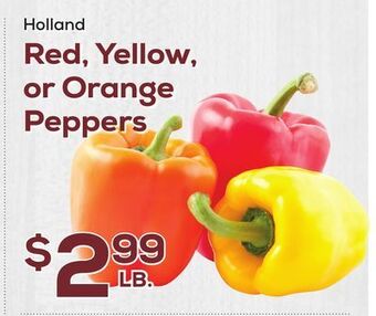 DeCicco & Sons Holland red, yellow, or orange peppers offer