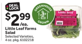 Stop&Shop Little leaf farms salad offer