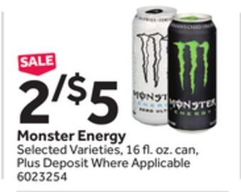Stop&Shop Monster energy offer