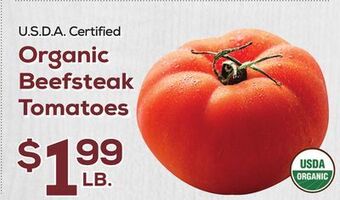 DeCicco & Sons Organic beefsteak tomatoes offer