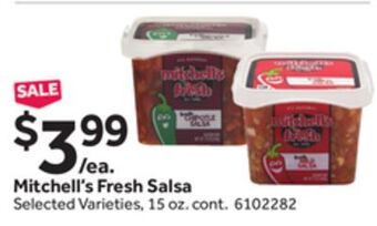 Stop&Shop Mitchell's fresh salsa offer