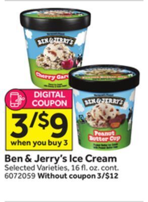 Stop&Shop Ben & jerry's ice cream offer