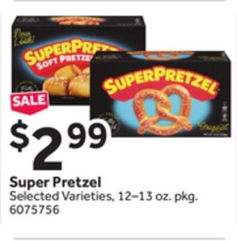 Stop&Shop Super pretzel offer