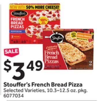 Stop&Shop Stouffer's french bread pizza offer