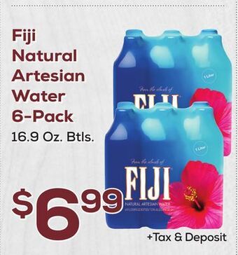 DeCicco & Sons Fiji natural artesian water 6-pack offer