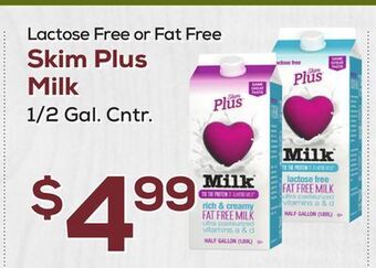DeCicco & Sons Skim plus milk offer