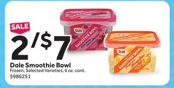 Stop&Shop Dole smoothie bowl offer