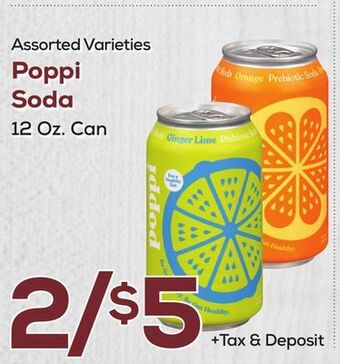 DeCicco & Sons Poppi soda offer