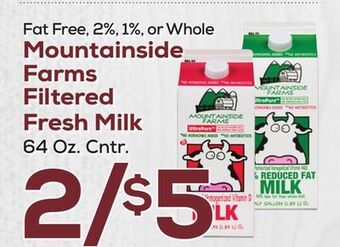 DeCicco & Sons Mountainside farms filtered fresh milk offer