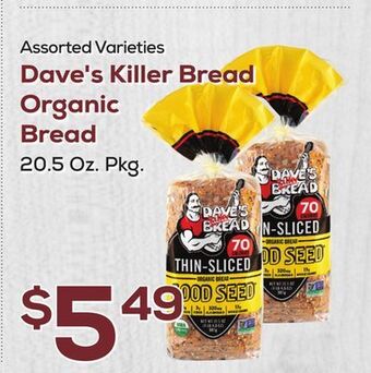 DeCicco & Sons Dave's killer bread organic bread offer