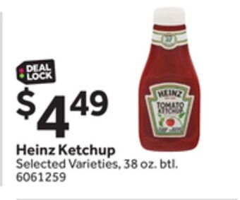 Stop&Shop Heinz ketchup offer