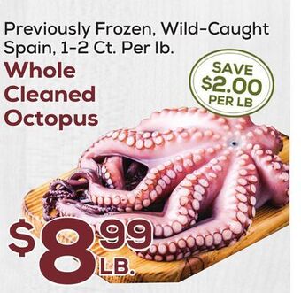 DeCicco & Sons Whole cleaned octopus offer
