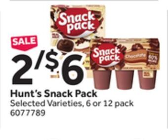 Stop&Shop Hunt's snack pack offer