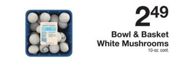 The Fresh Grocer White mushrooms offer