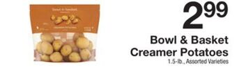 The Fresh Grocer Creamer potatoes offer