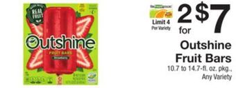 The Fresh Grocer Fruit bars offer