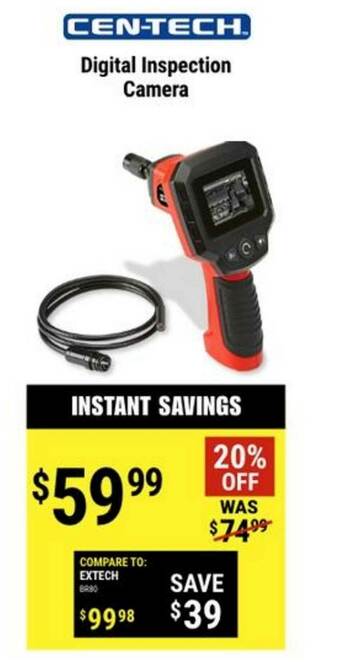 Harbor Freight Tools Cen-tech Digital Inspection Camera offer