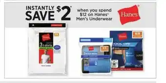 Dollar General Hanes Men's Underwear offer