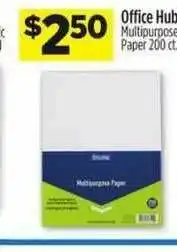 Dollar General Office Hub Multipurpose Paper offer