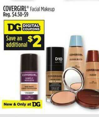 Dollar General Covergirl Facial Makeup offer
