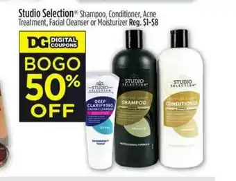 Dollar General Studio Selection Shampoo, Conditioner, Acne Treatment, Facial Cleanser Or Moisturizer offer