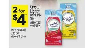Dollar General Crystal Light Drink Mix offer