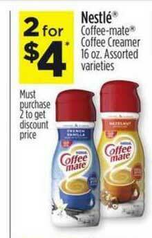 Dollar General Nestlé Coffee-mate Coffee Creamer offer