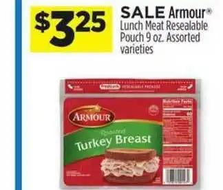 Dollar General Armour Lunch Meat Resealable Pouch offer