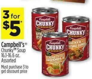 Dollar General Campbell's Chunky Soup offer