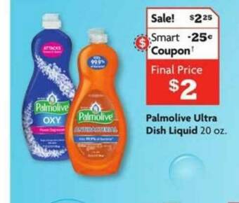 Family Dollar Palmolive Ultra Dish Liquid offer