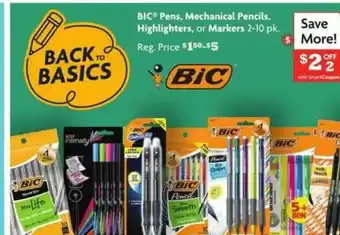 Family Dollar Bic Pens, Mechanical Pencils, Highlighters, Or Markers offer