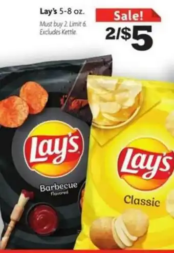 Family Dollar Lay's 5-8 Oz offer