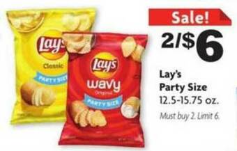 Family Dollar Lay's Party Size offer