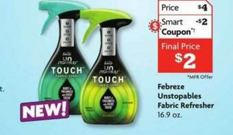 Family Dollar Febreze Unstopables Fabric Refresher offer