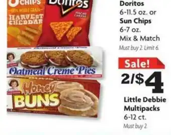 Family Dollar Doritos Or Sun Chips, Little Debbie Multipacks offer