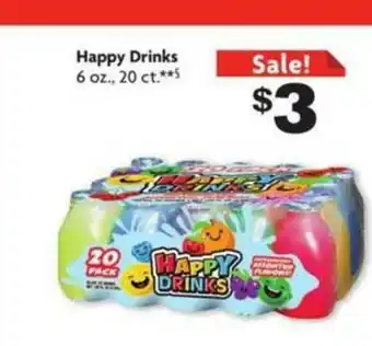 Family Dollar Happy Drinks offer