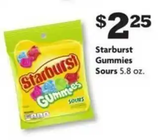 Family Dollar Starburst Gummies Sours offer
