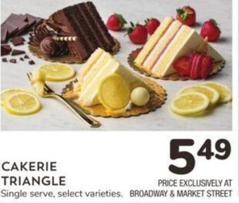 Albertsons CAKERIE TRIANGLE offer