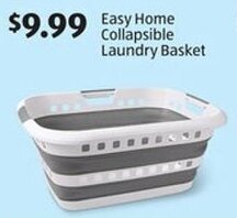 Aldi Easy Home Collapsible Laundry Basket offer