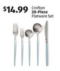 Aldi Crofton 20-Piece Flatware Set offer