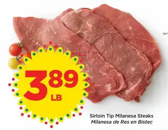 Food 4 Less Sirloin Tip Milanesa Steaks Milanesa de Res en Bistec offer