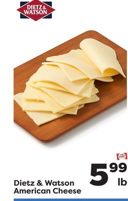 Weis Markets Dietz & watson american cheese offer