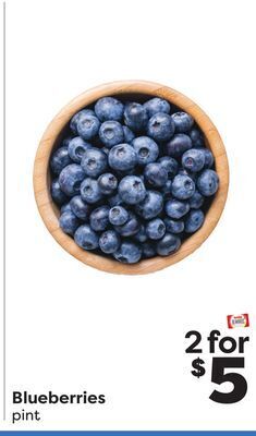 Weis Markets Blueberries offer