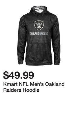 Kmart Kmart nfl men's oakland raiders hoodie offer