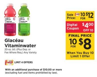ShopRite Vitaminwater offer
