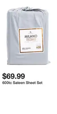 TJ Maxx 600tc sateen sheet set offer
