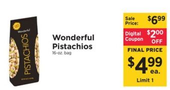 ShopRite Pistachios offer